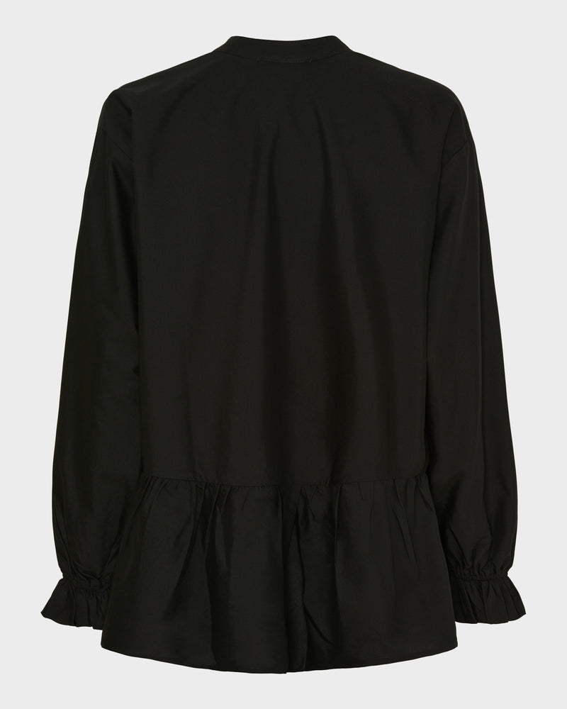 Frill Sleeve Peplum Shirt image 4