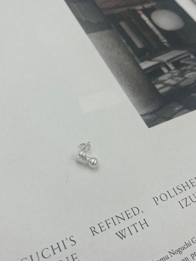Pearl Heart Earring