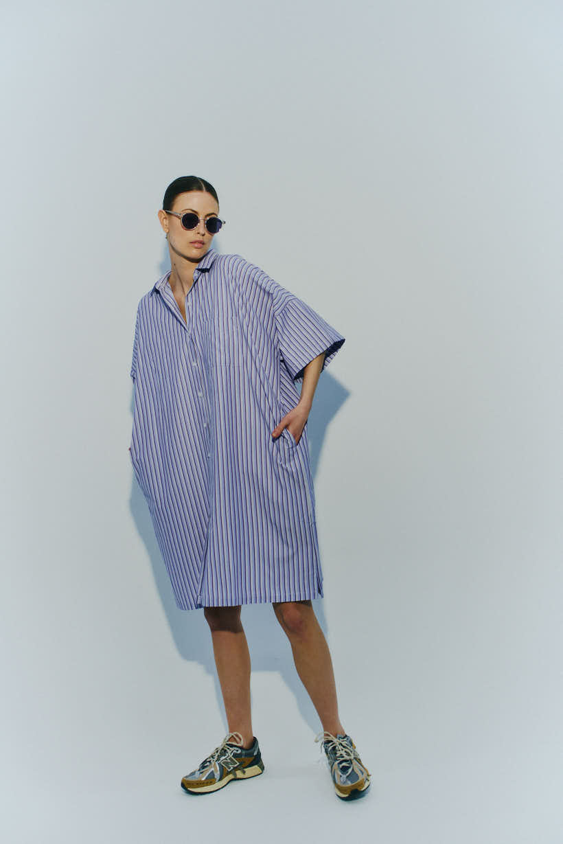 Short Sleeve Shirt Dress