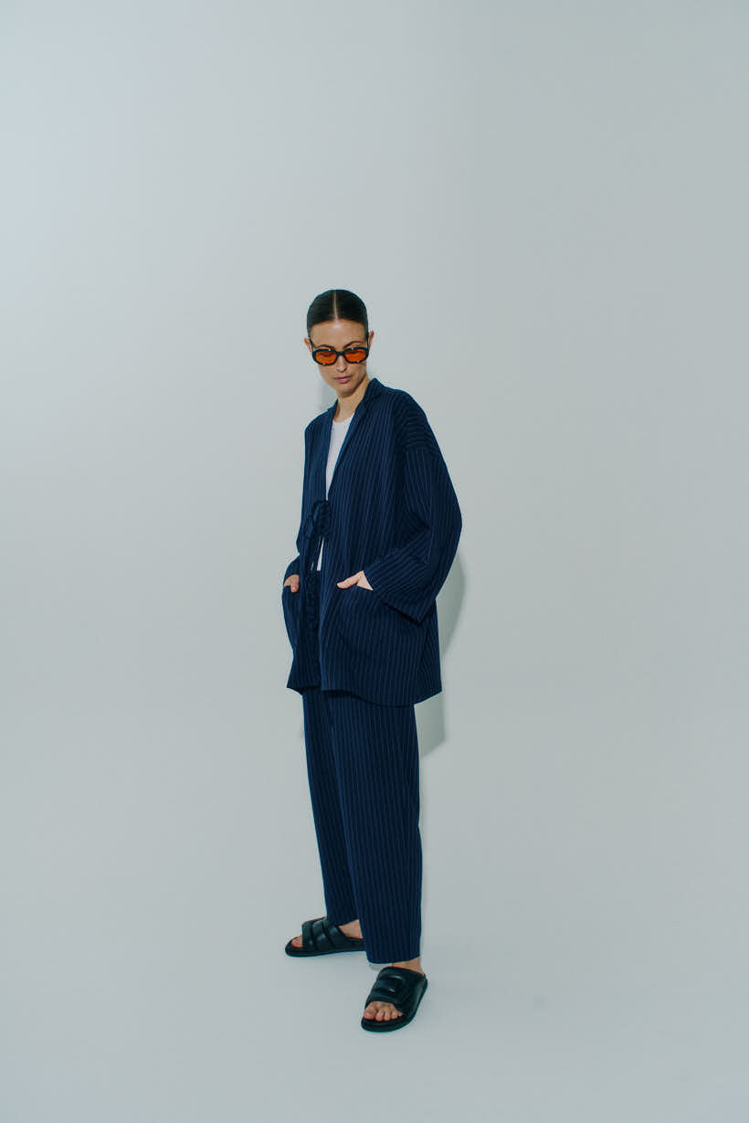 PJ Collar Kimono