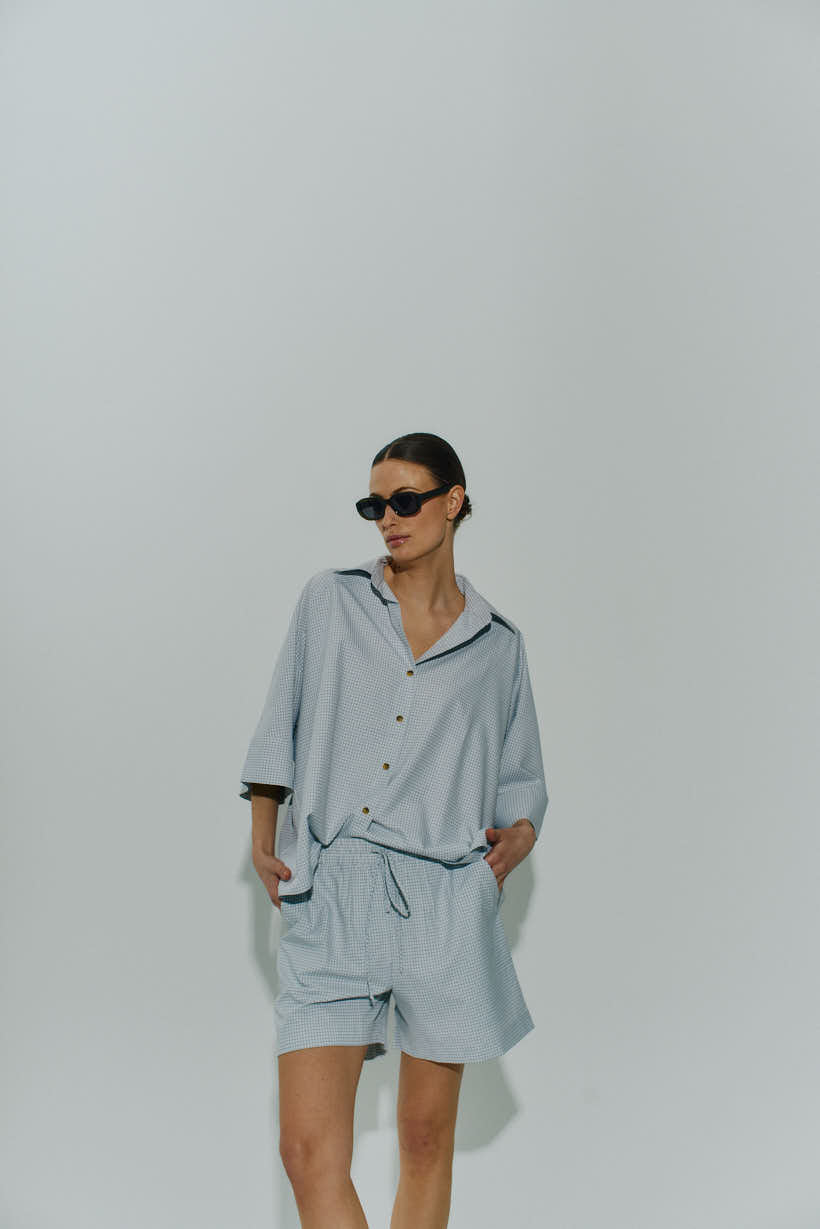 Wide Cuff SS Shirt
