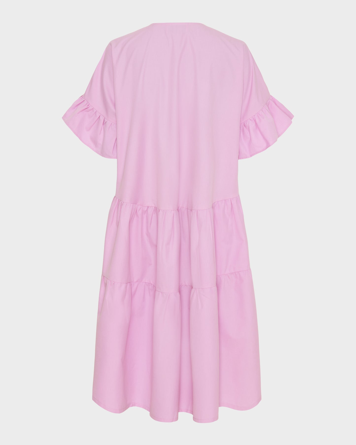 SS V Neck Drop Back Dress