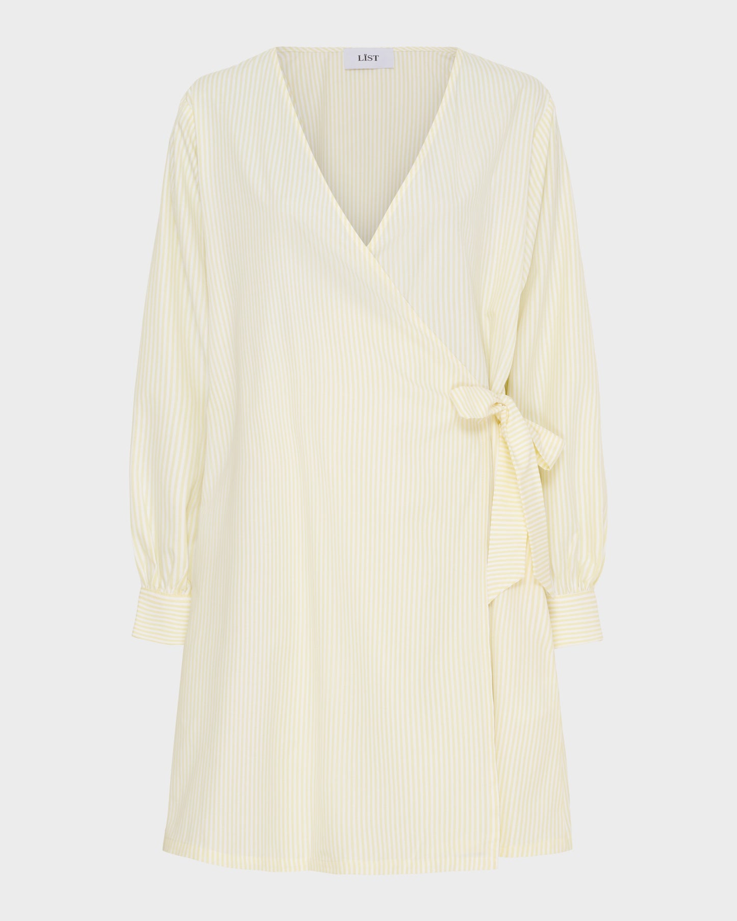 Plain Short Wrap Dress