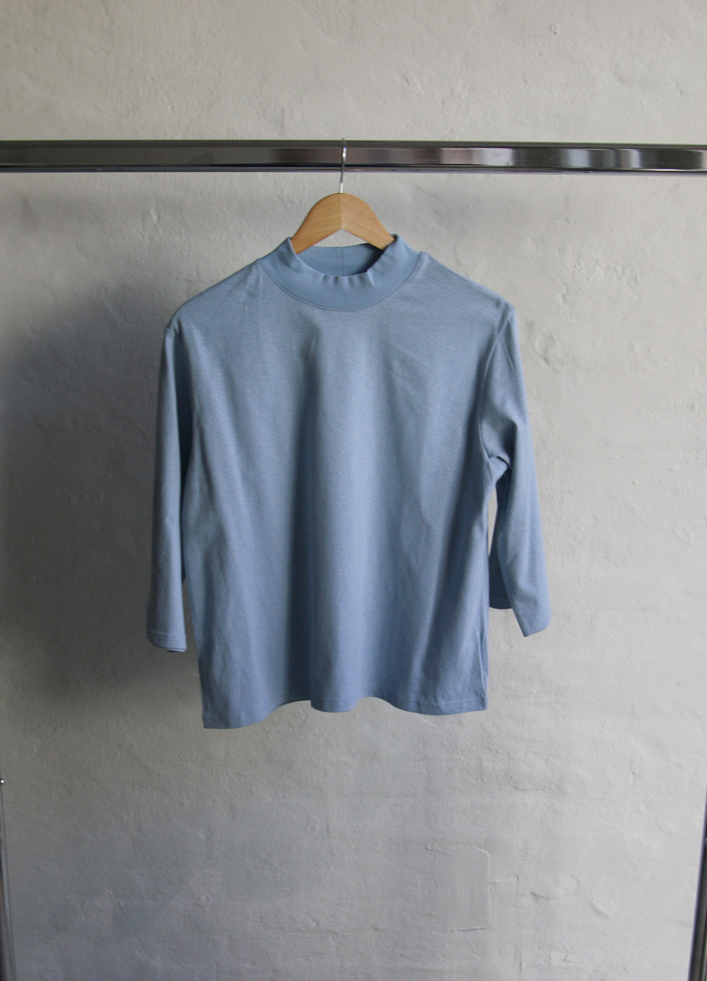Mock Neck 3/4 Tee