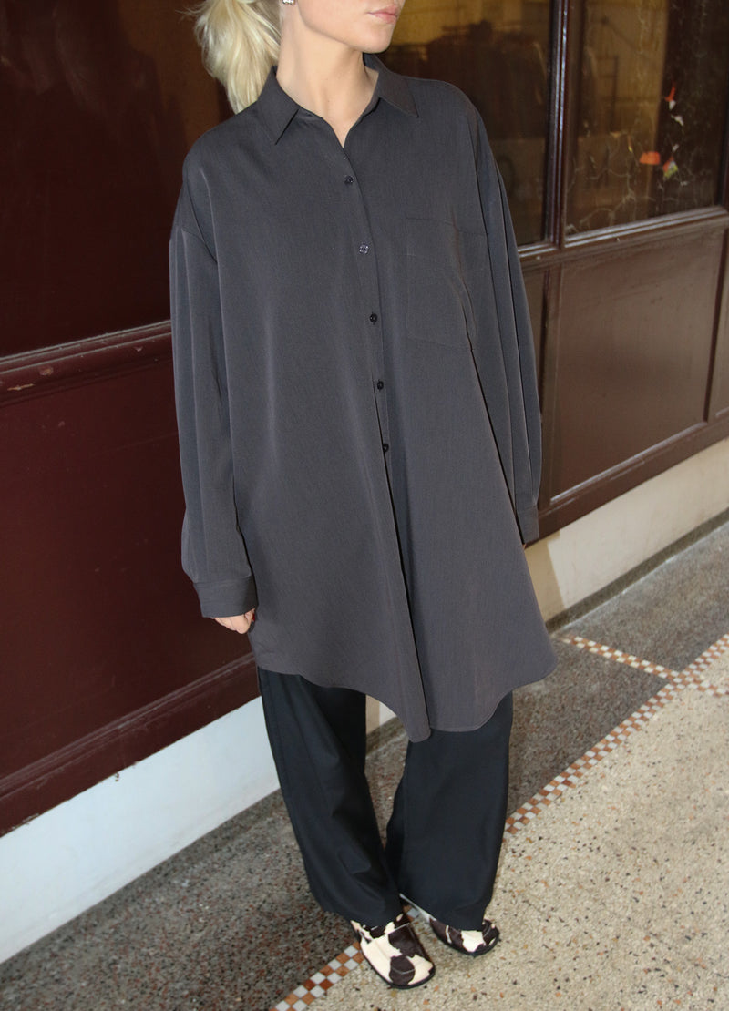 Oversized Low Back Shirt image 6