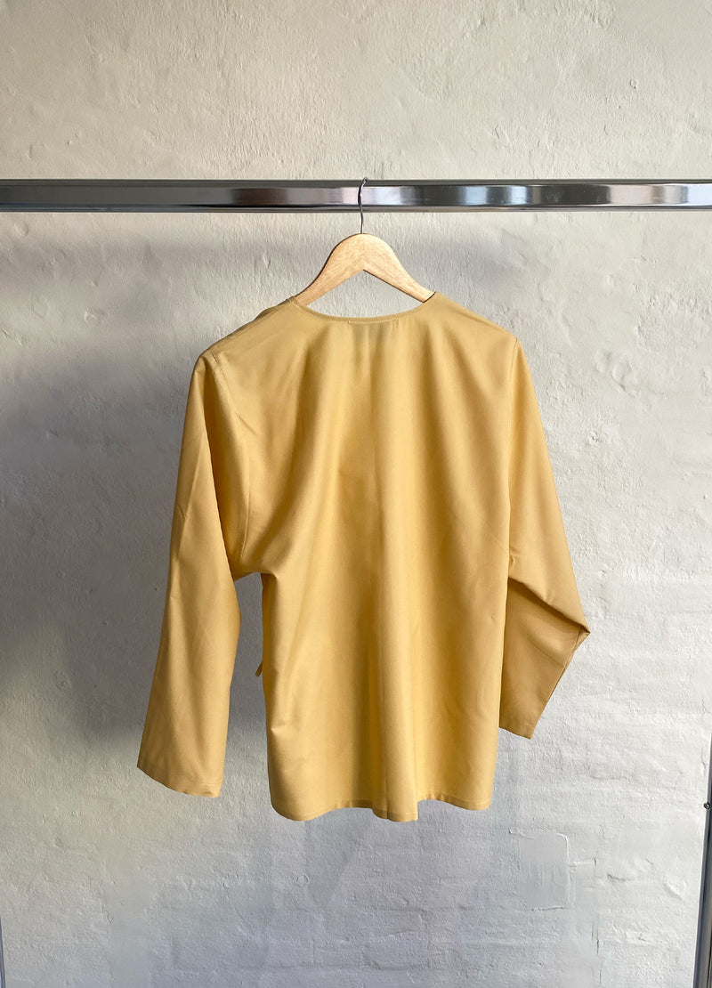 Flared Sleeve Wrap Top image 3