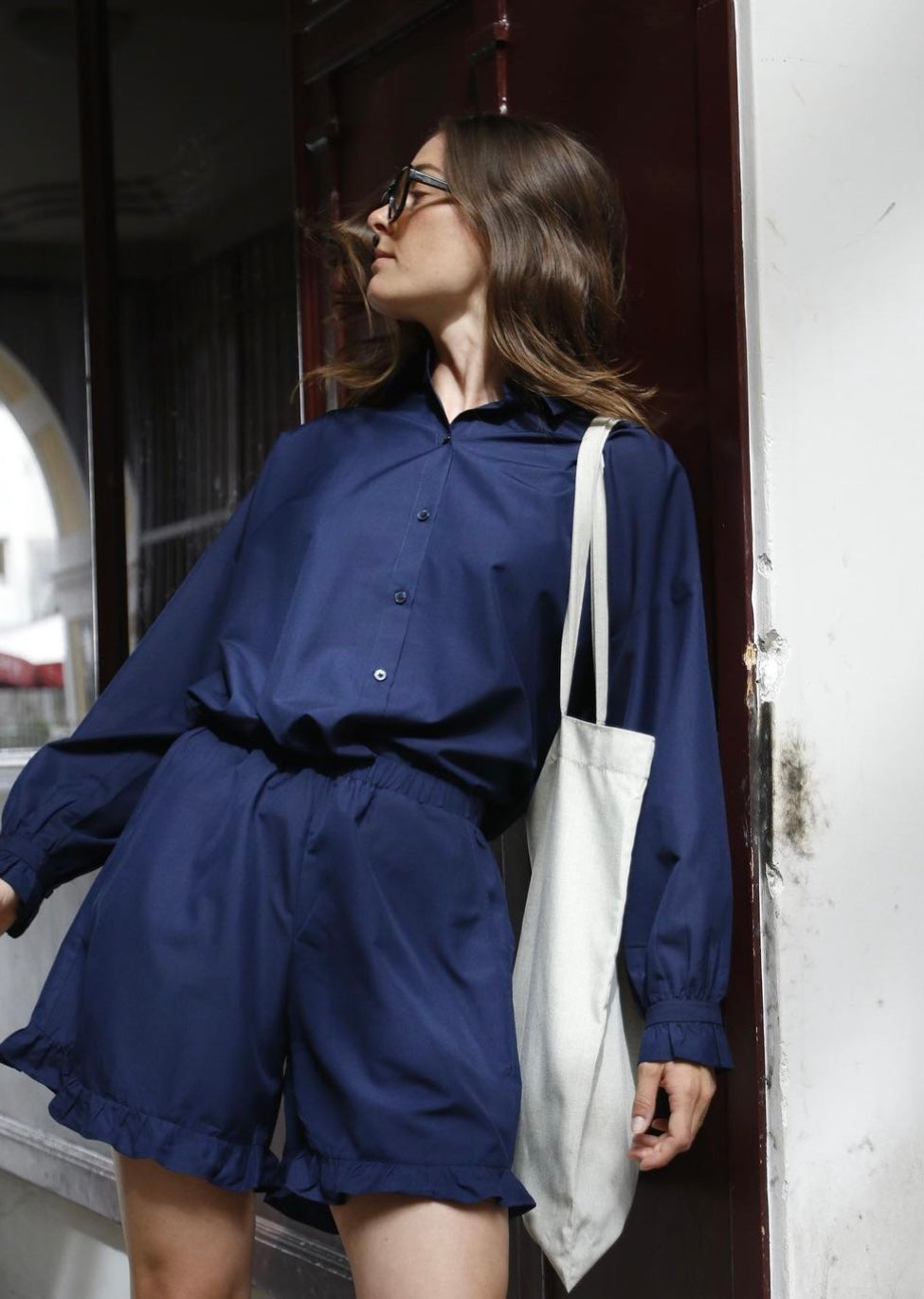 Ruffle Sleeve Shirt