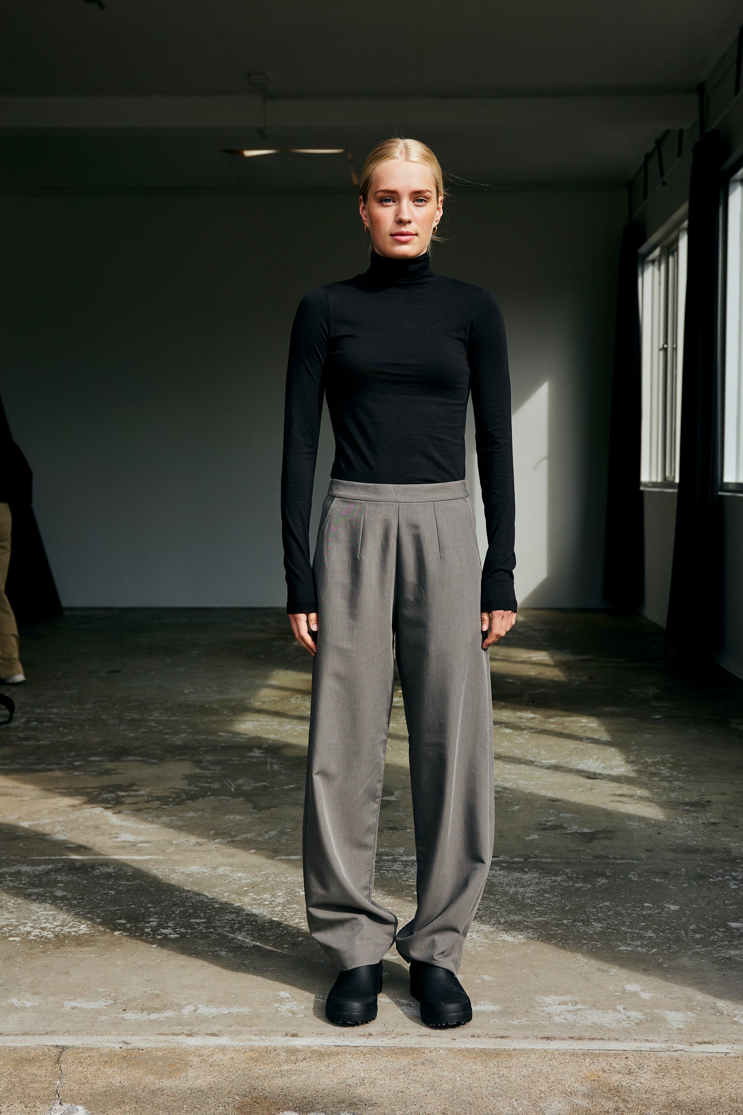 High Neck LS Top