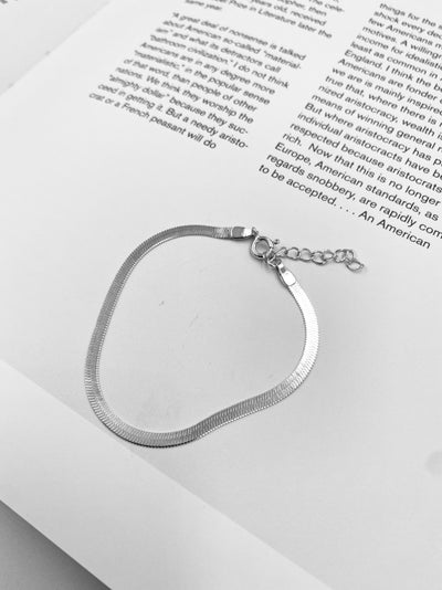 Flat Snake Chain Bracelet