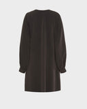 Plain Short Wrap Dress