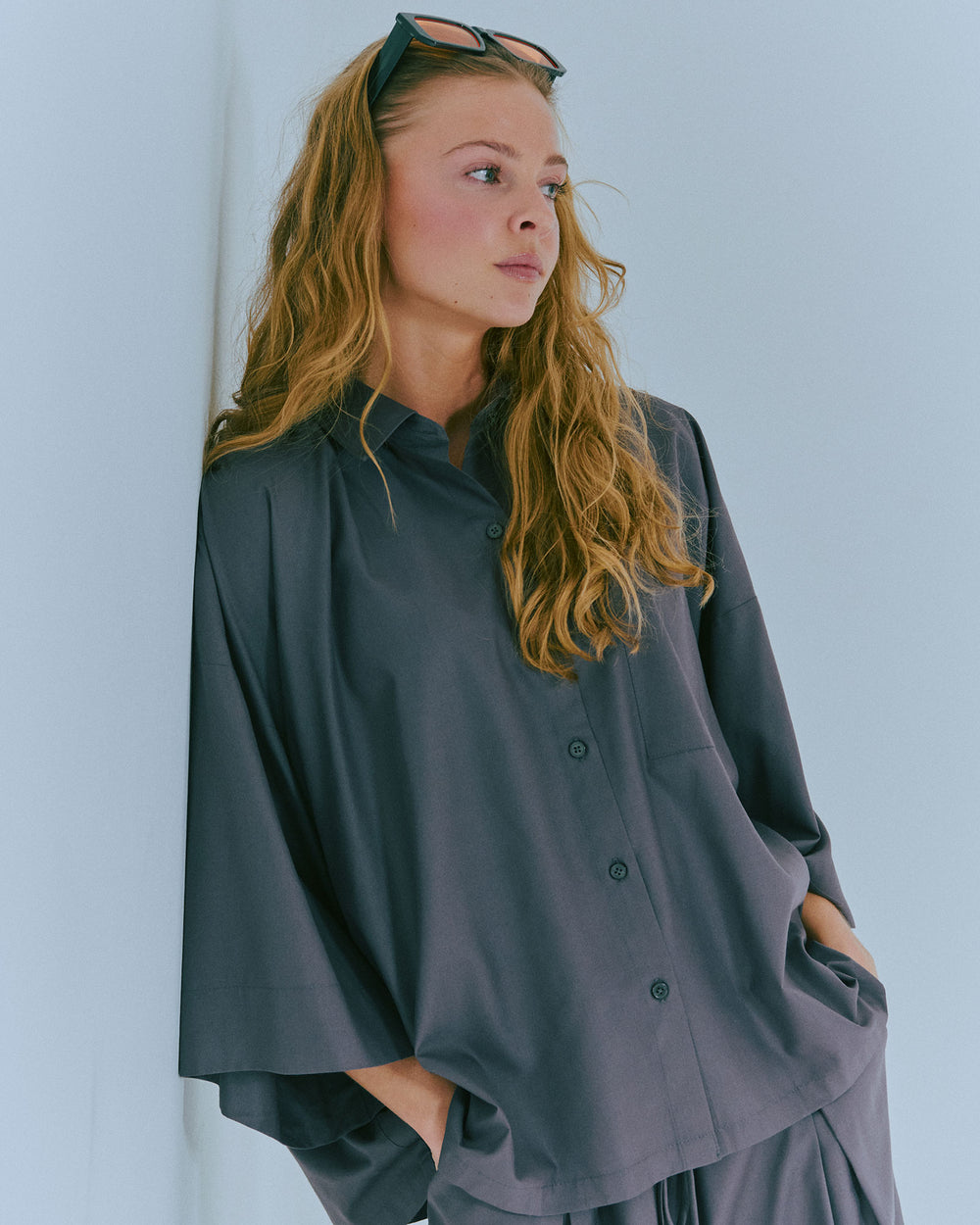 Wide 3/4 Sleeve Shirt