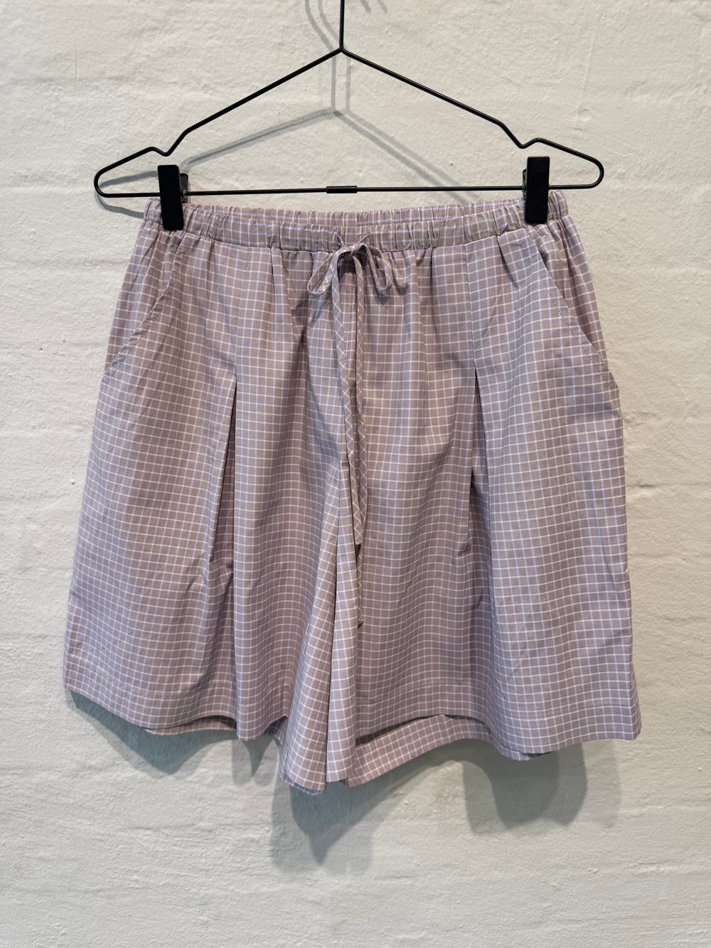 Pleated Wide Shorts
