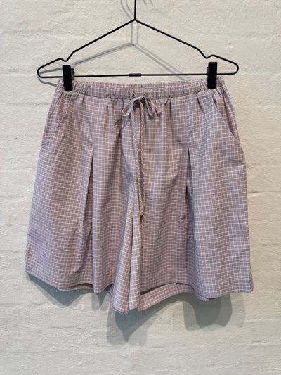Pleated Wide Shorts