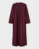 Long Flared Sleeve Wrap Dress