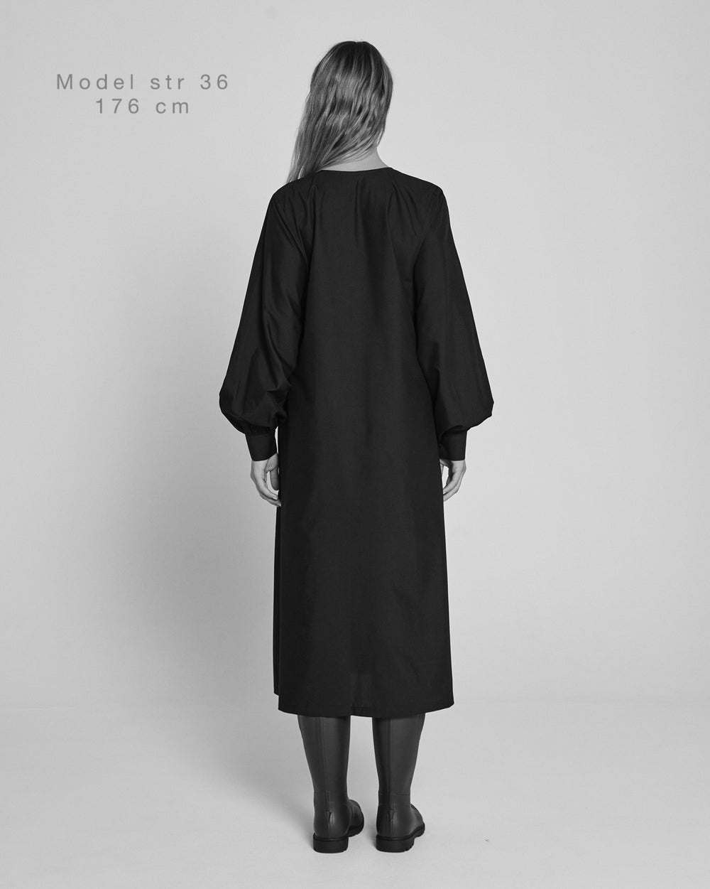 Plain Long Wrap Dress image 7