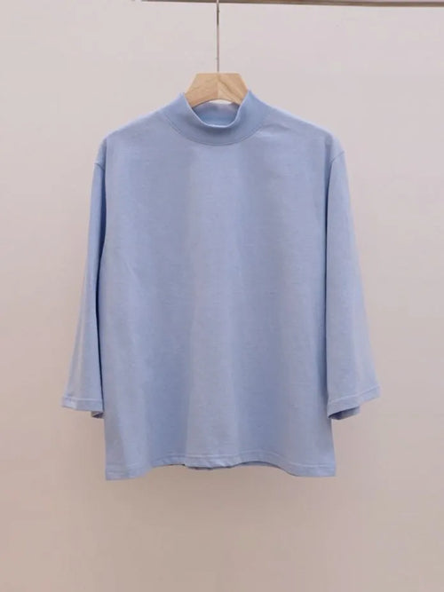 Mock Neck 3/4 Tee