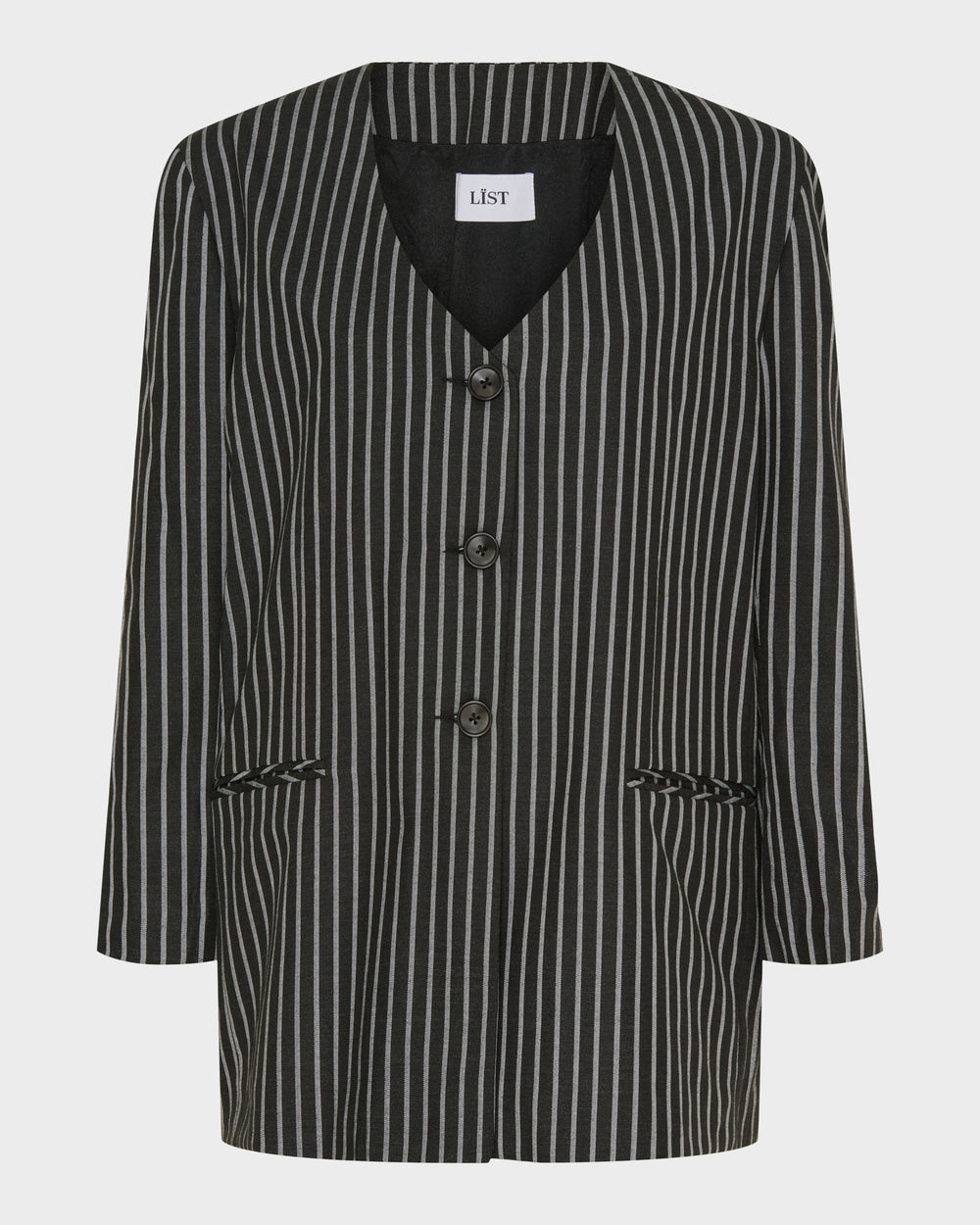 Plain Collar Blazer image 1