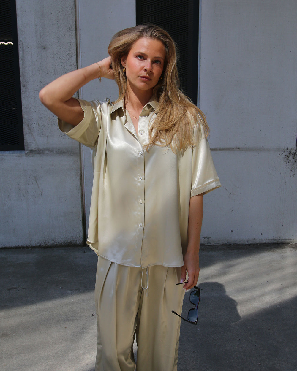 Boxy SS Silk Shirt