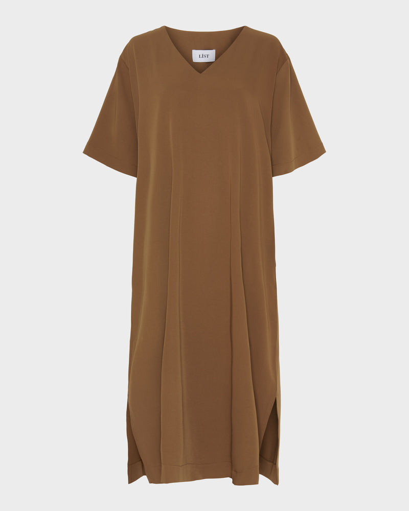 Half Sleeve V-Neck Dress image 1