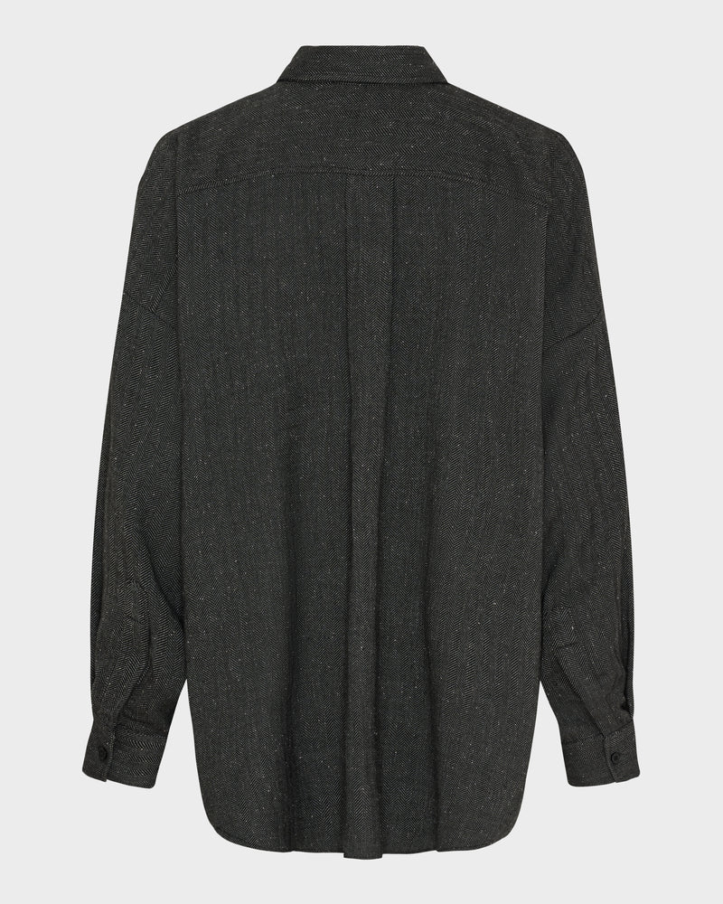 Basic Short Wool Shirt image 4