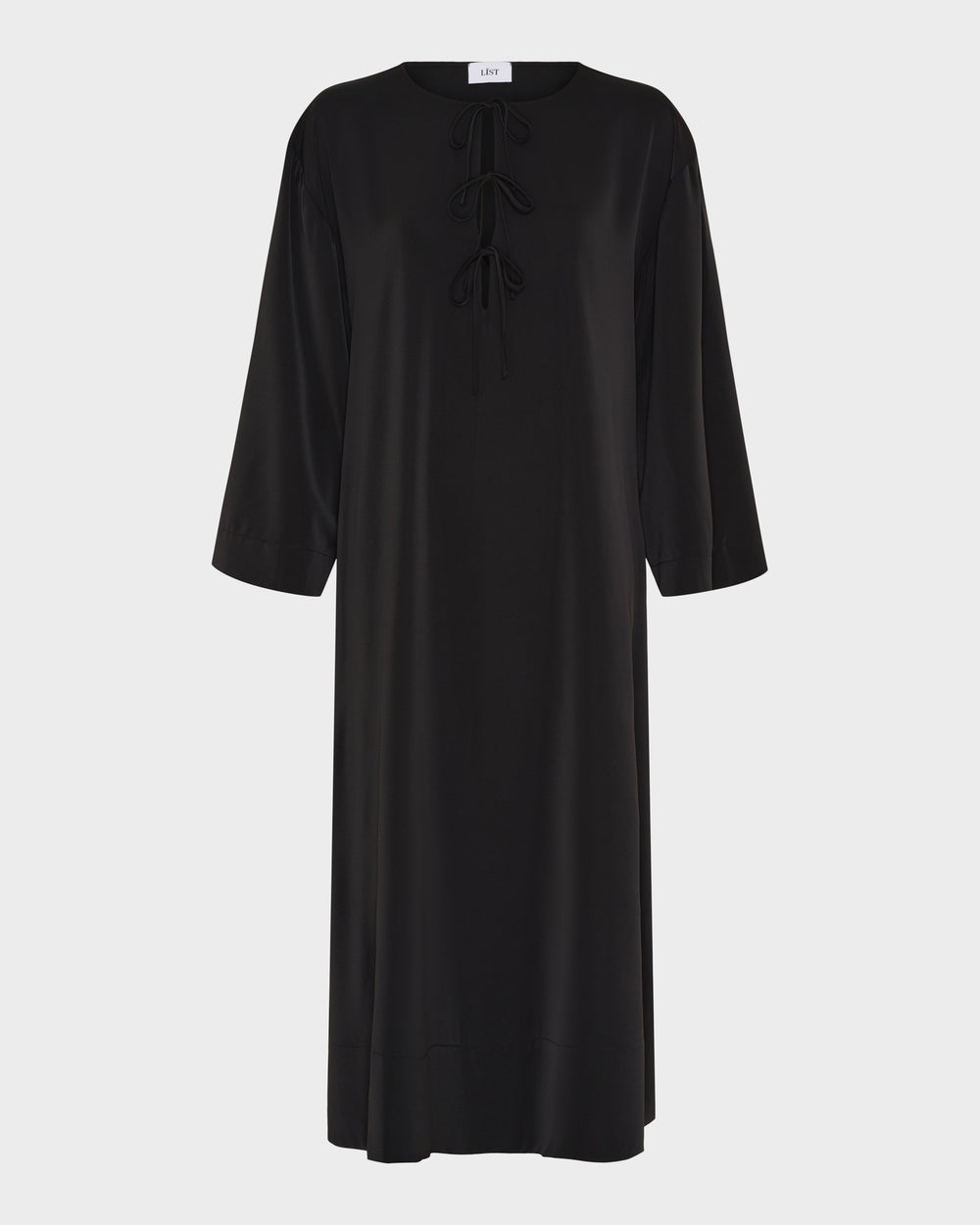 Flared Sleeve Tie Dress image 1