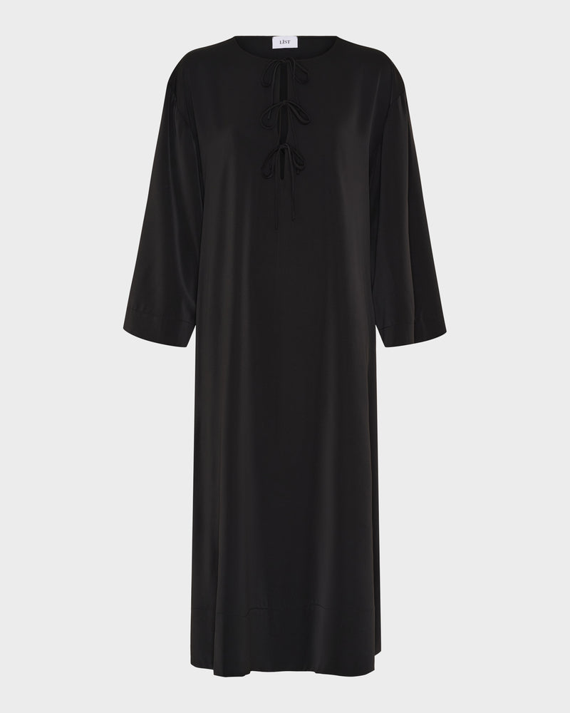 Flared Sleeve Tie Dress image 1