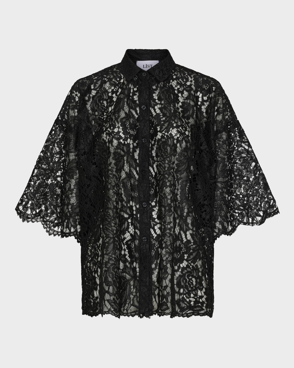 Short Sleeve Lace Shirt image 1