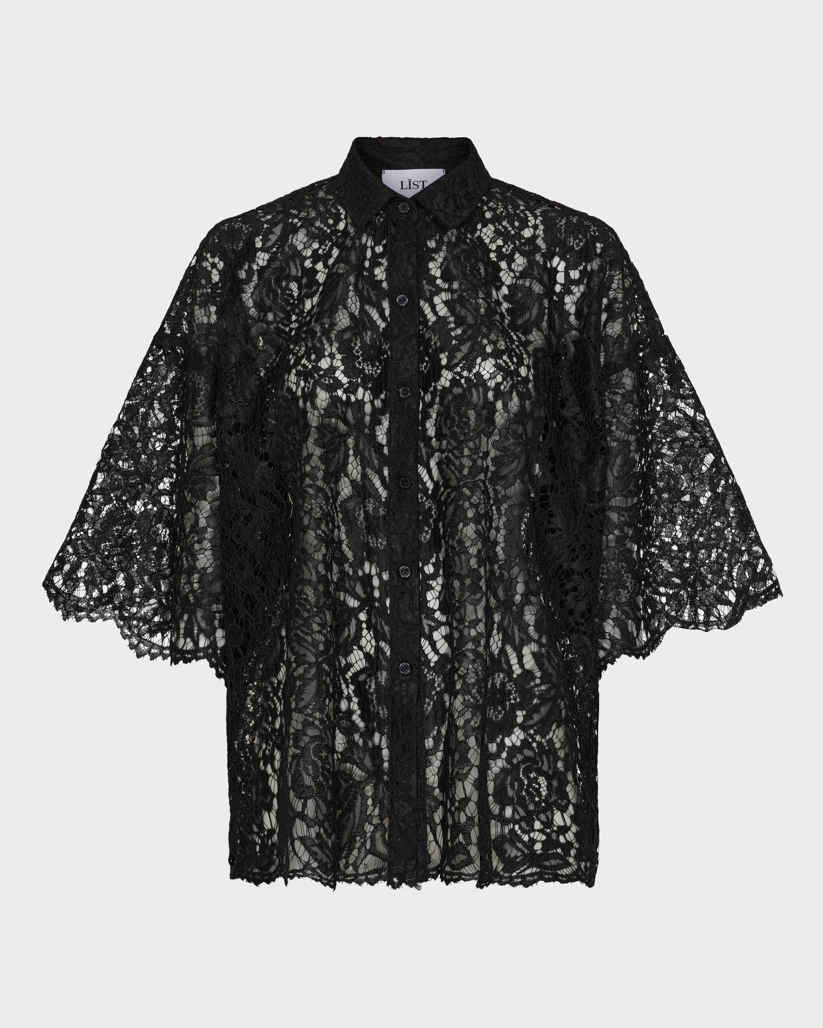 Short Sleeve Lace Shirt