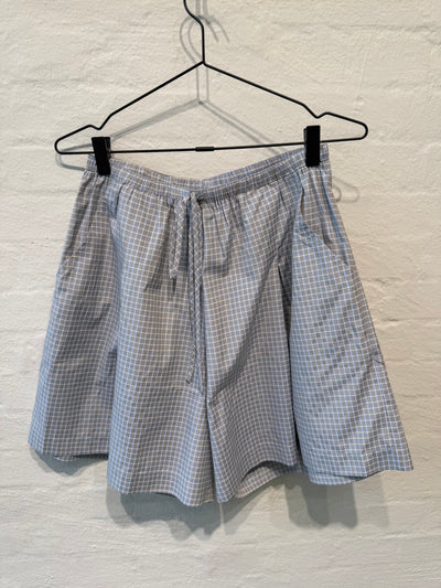 Pleated Wide Shorts