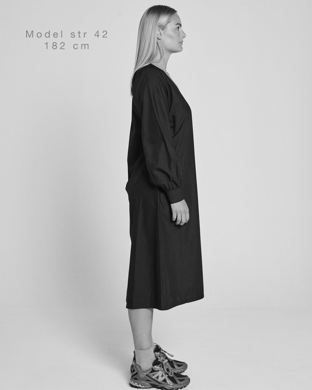 Plain Long Wrap Dress image 9