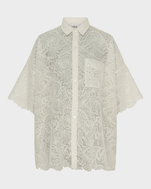 LÏST LIMITED - Oversized Lace Shirt