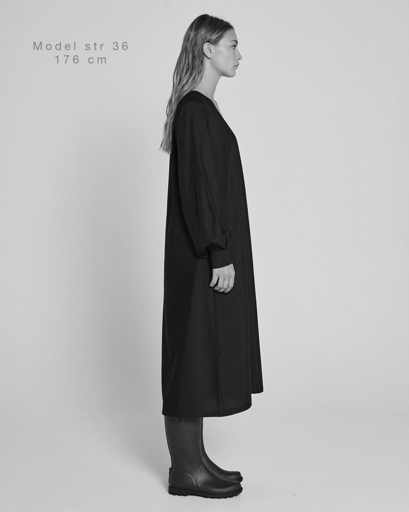 Plain Long Wrap Dress image 6