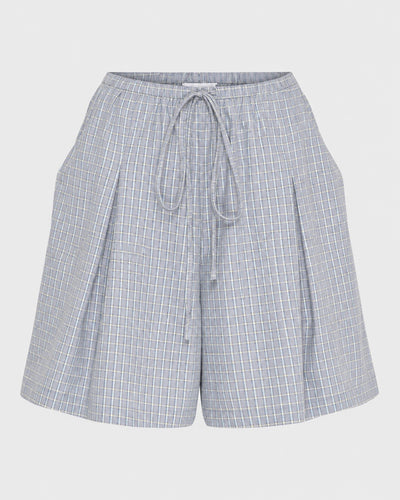 Pleated Wide Shorts