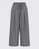 Pleated Wide Leg Pant