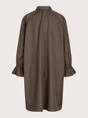 Frill Sleeve Shirt Dress