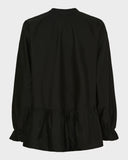 Frill Sleeve Peplum Shirt