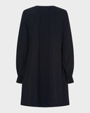 Plain Short Wrap Dress