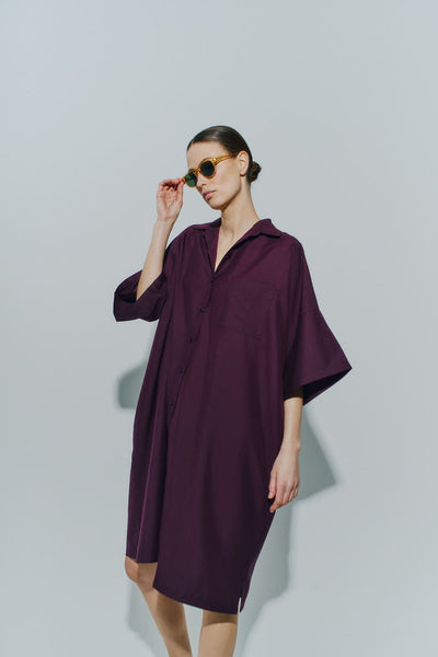 Short Sleeve Shirt Dress