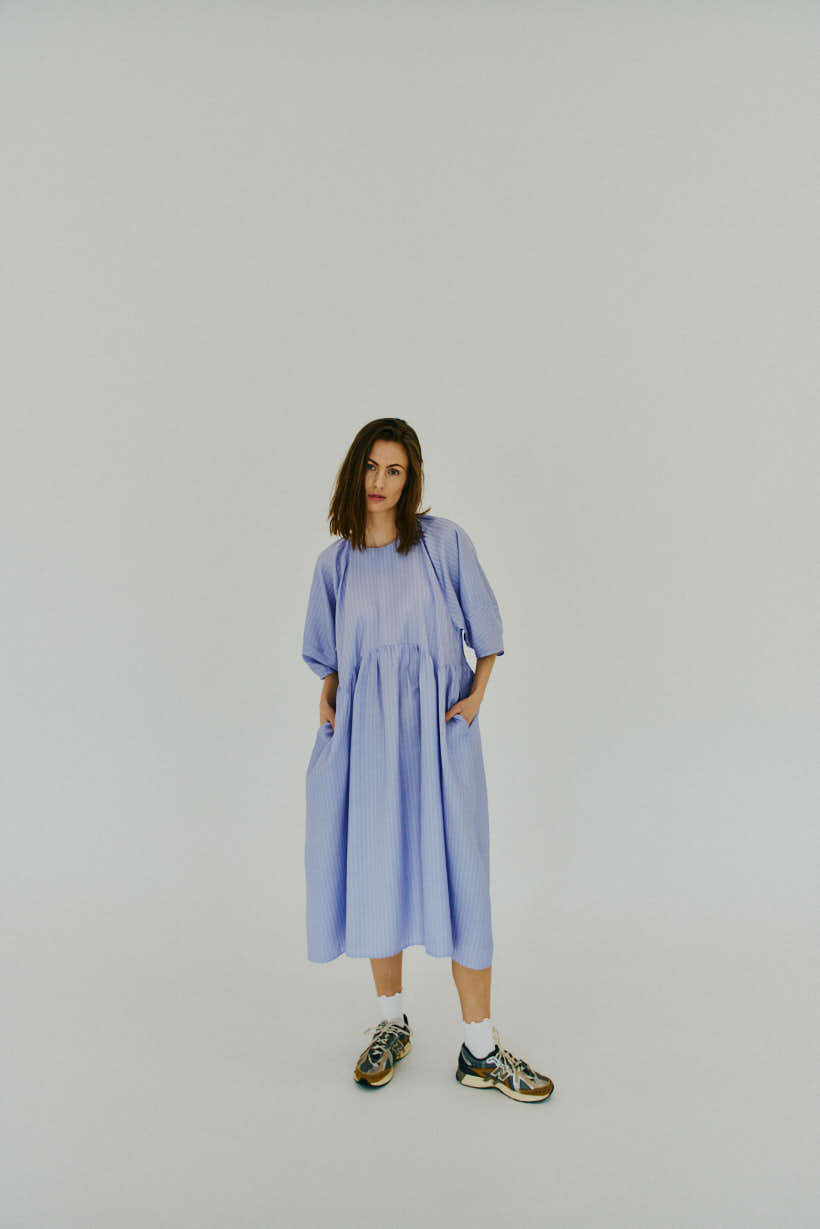 Wave Half Sleeve Dress image 6