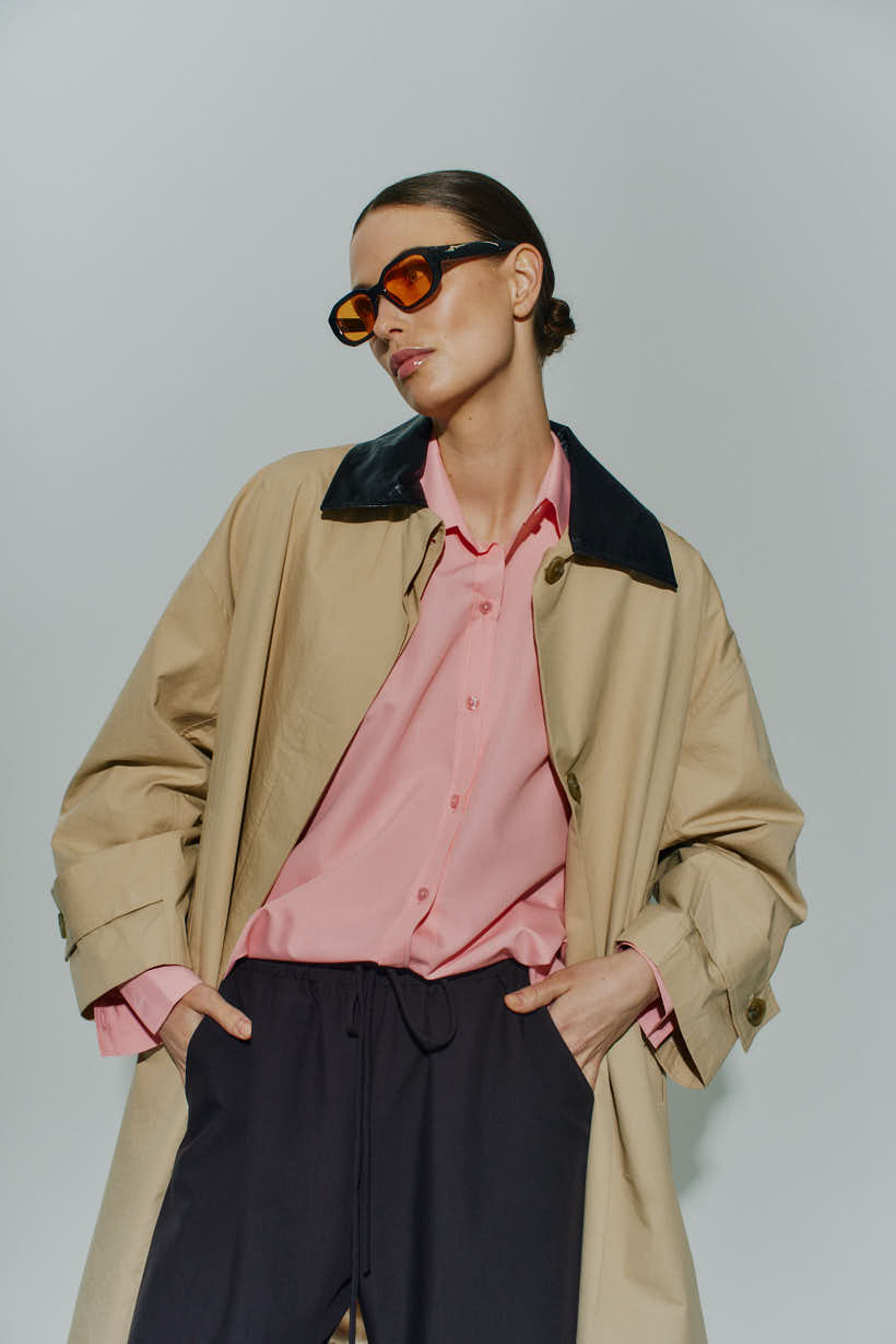 Contrast Collar Jacket image 6