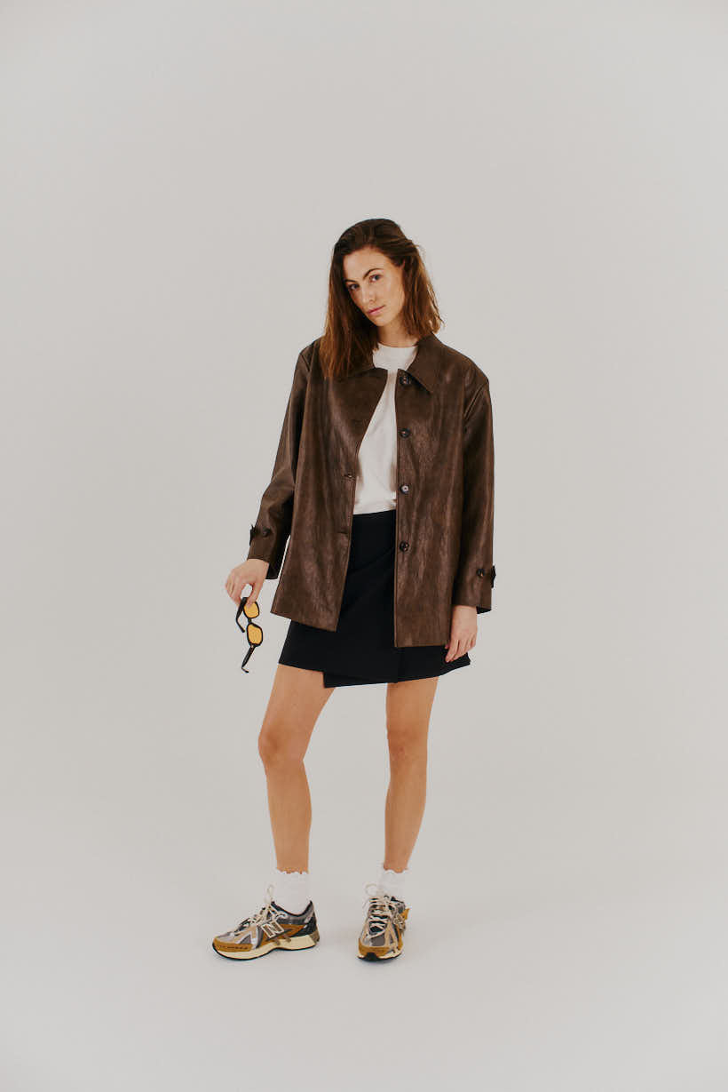 Faux Leather Jacket image 2