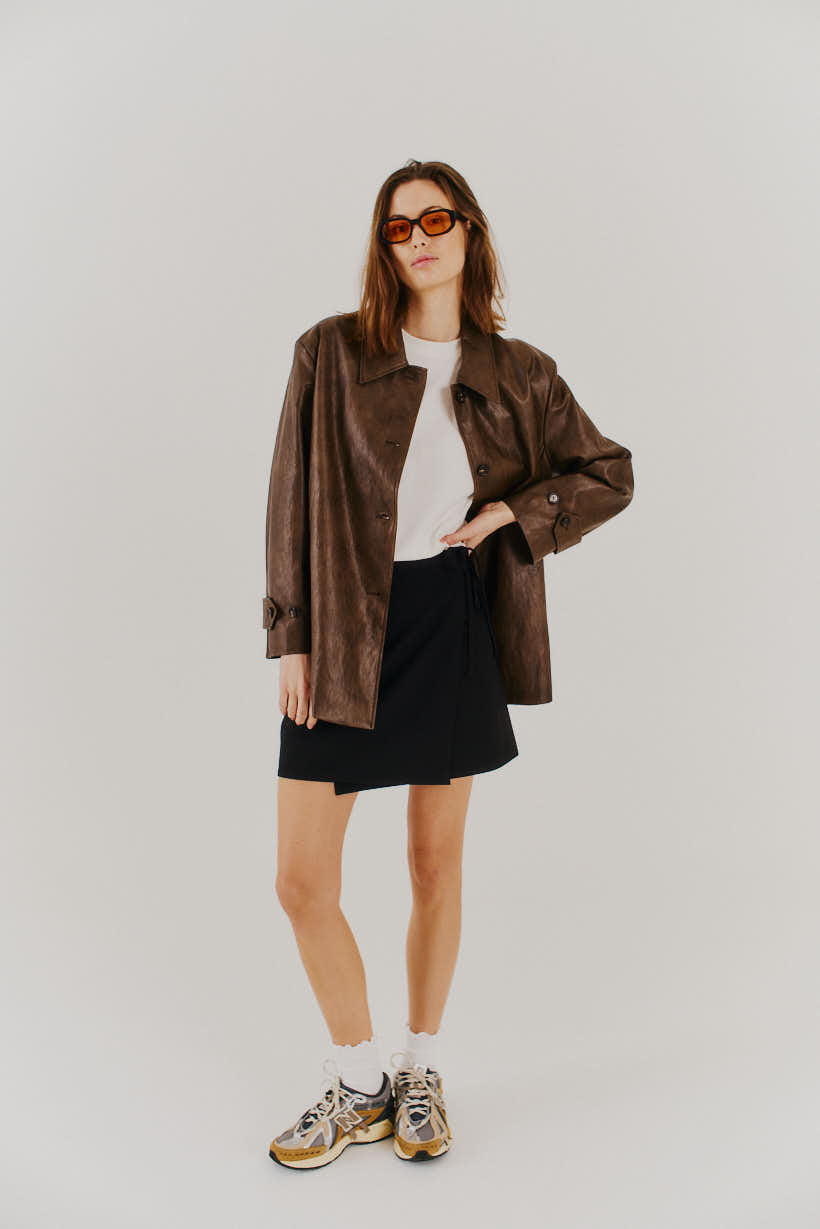 Faux Leather Jacket image 5
