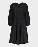 V-Neck Drop Back Dress
