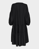 V-Neck Drop Back Dress