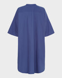 Oversized Mandarin Shirt Dress