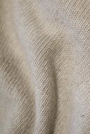 High Neck Needledrop Knit