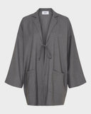 PJ Collar Wool Kimono