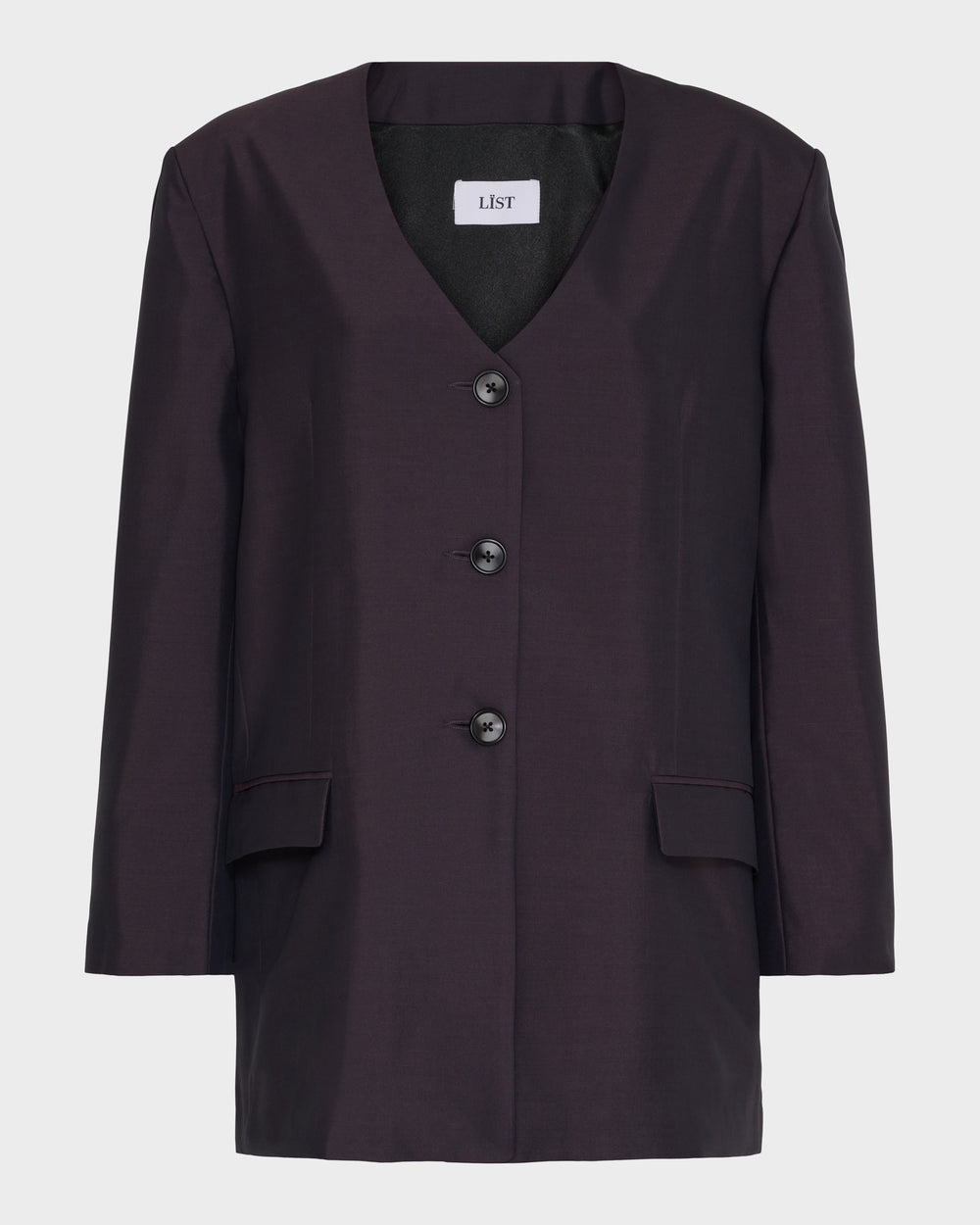 Plain Collar Blazer image 1