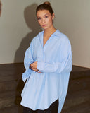 Ruffle Sleeve Long Shirt