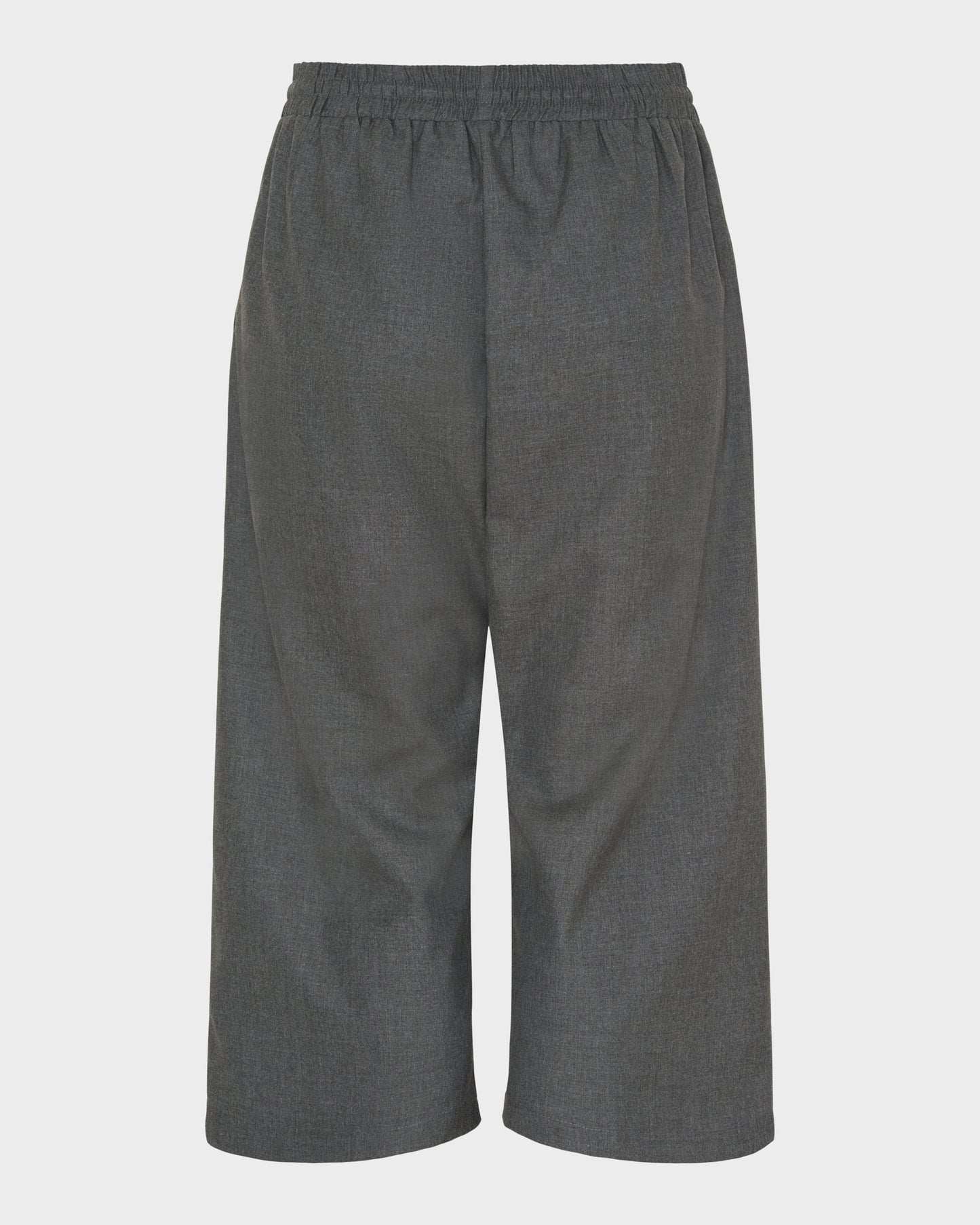 Wide Leg 3/4 Suit Pant